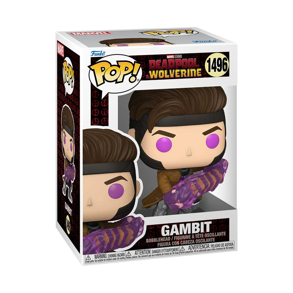 Funko Pop! Deadpool & Wolverine Wave 3 - Blade, Gambit, X-23 Vinyl Figure set of 3