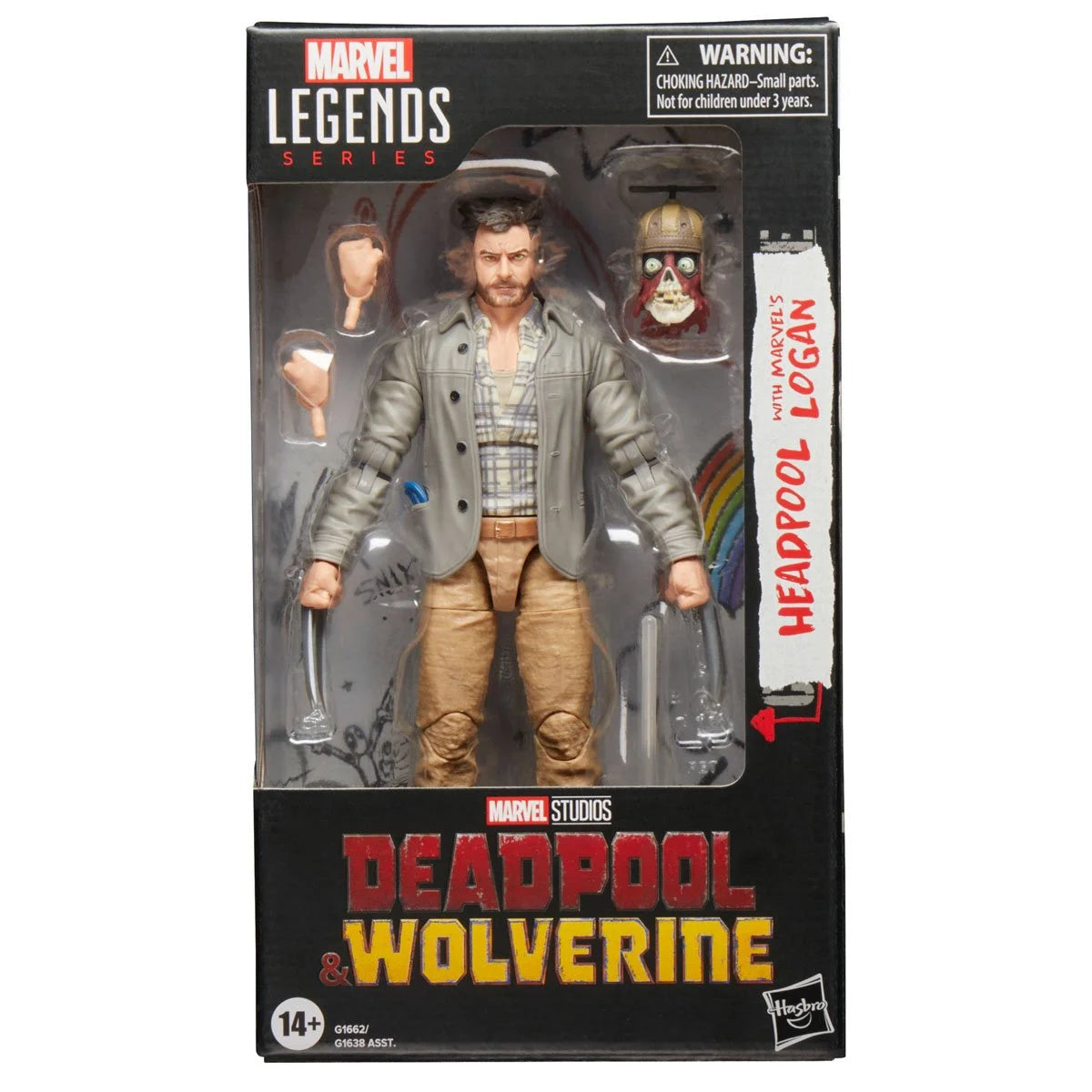 Marvel Legends Deadpool & Wolverine - Headpool with Logan 6-Inch Action Figure