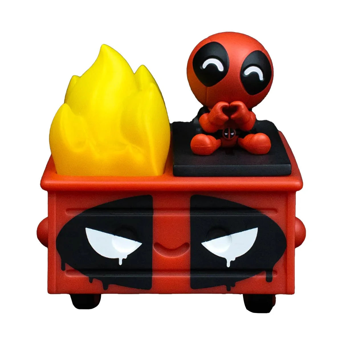 Deadpool Dumpster Fire Vinyl Figure by 100% Soft