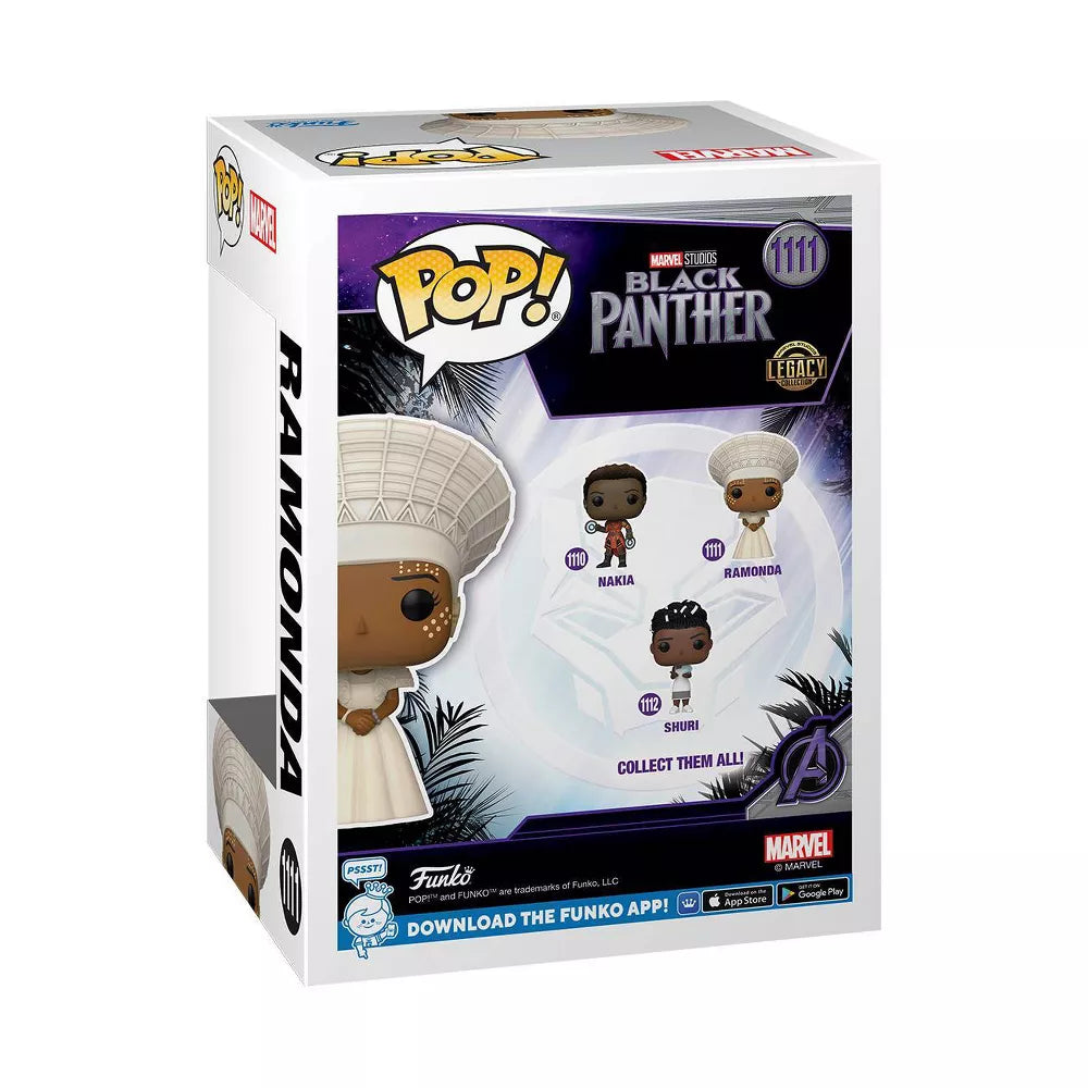 Funko Pop! Marvel Black Panther Legacy Collection set of 3 Vinyl Figures with protector box