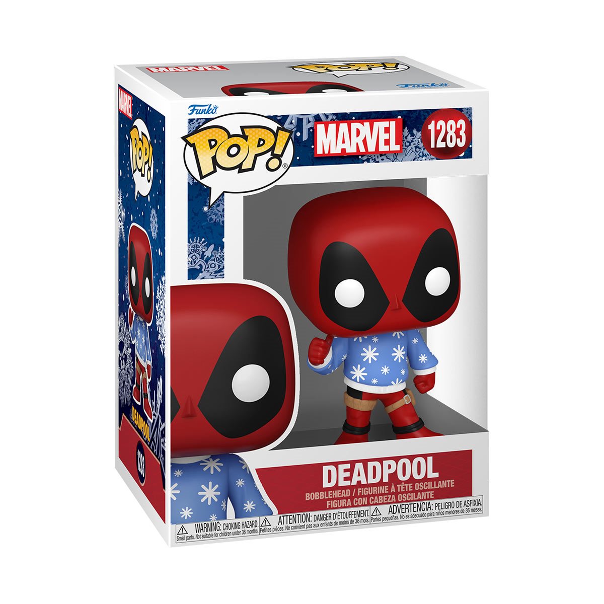 Funko Pop! Marvel Holiday Deadpool Ugly Sweater Vinyl Figure #1283