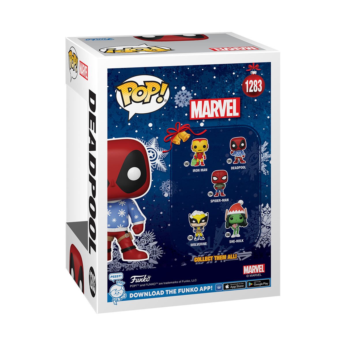 Funko Pop! Marvel Holiday Deadpool Ugly Sweater Vinyl Figure #1283