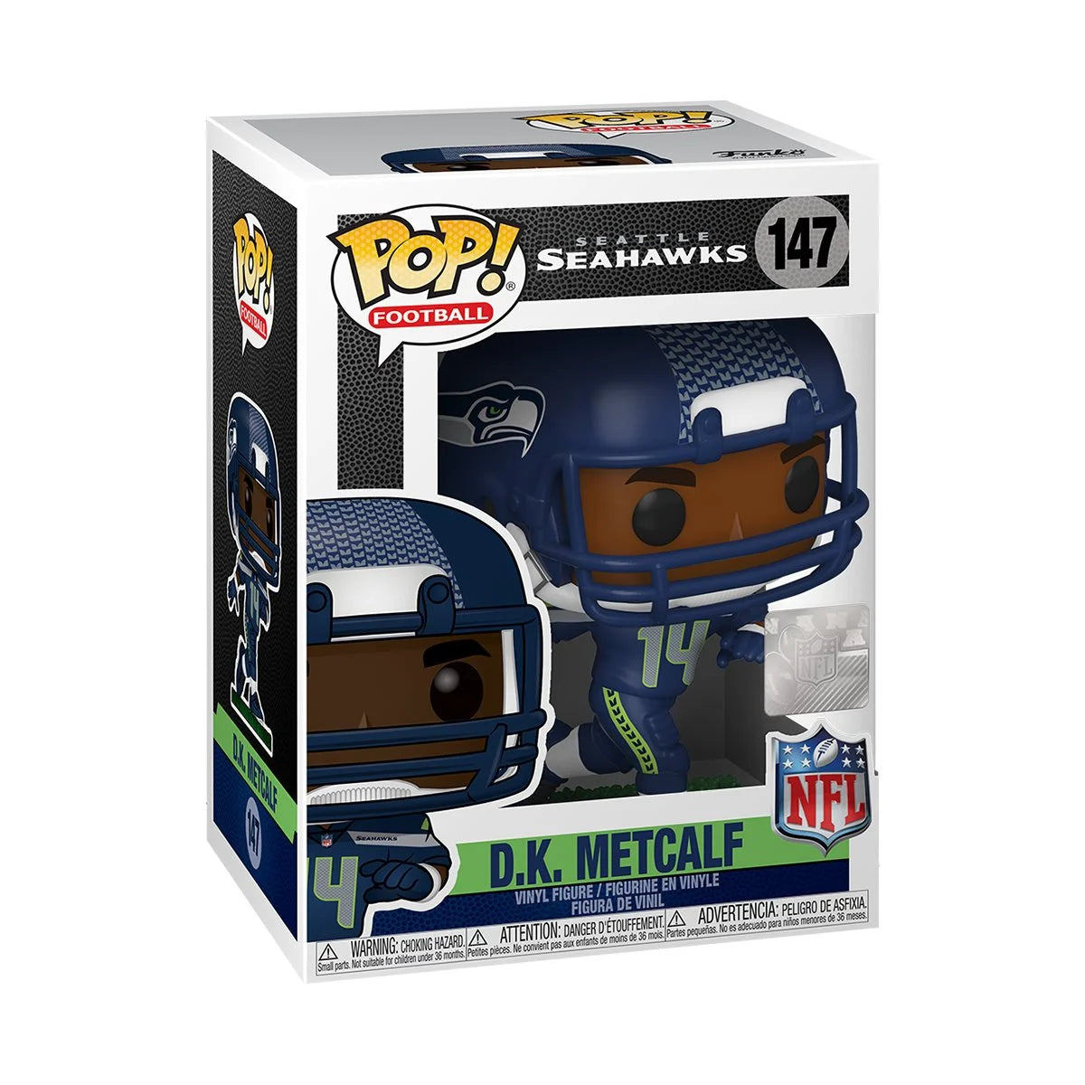 Funko Pop! NFL Seattle Seahawks D.K. Metcalf Vinyl Figure #147