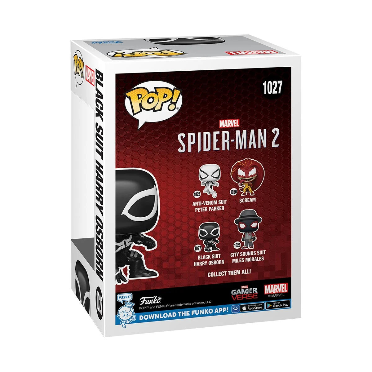 Funko Pop! Spider-Man 2 Video Gamerverse Black Suit Harry Osborn Vinyl Figure #1027