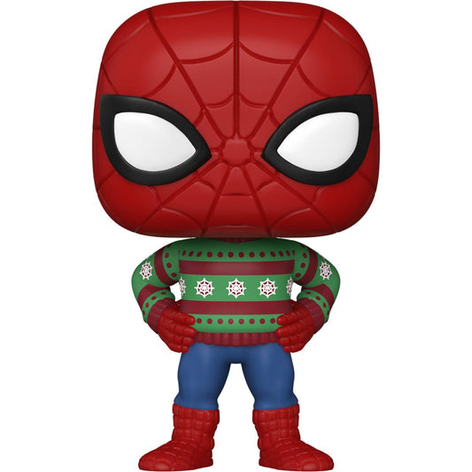 Funko Pop! Marvel Holiday Spider-Man Sweater Vinyl Figure #1284