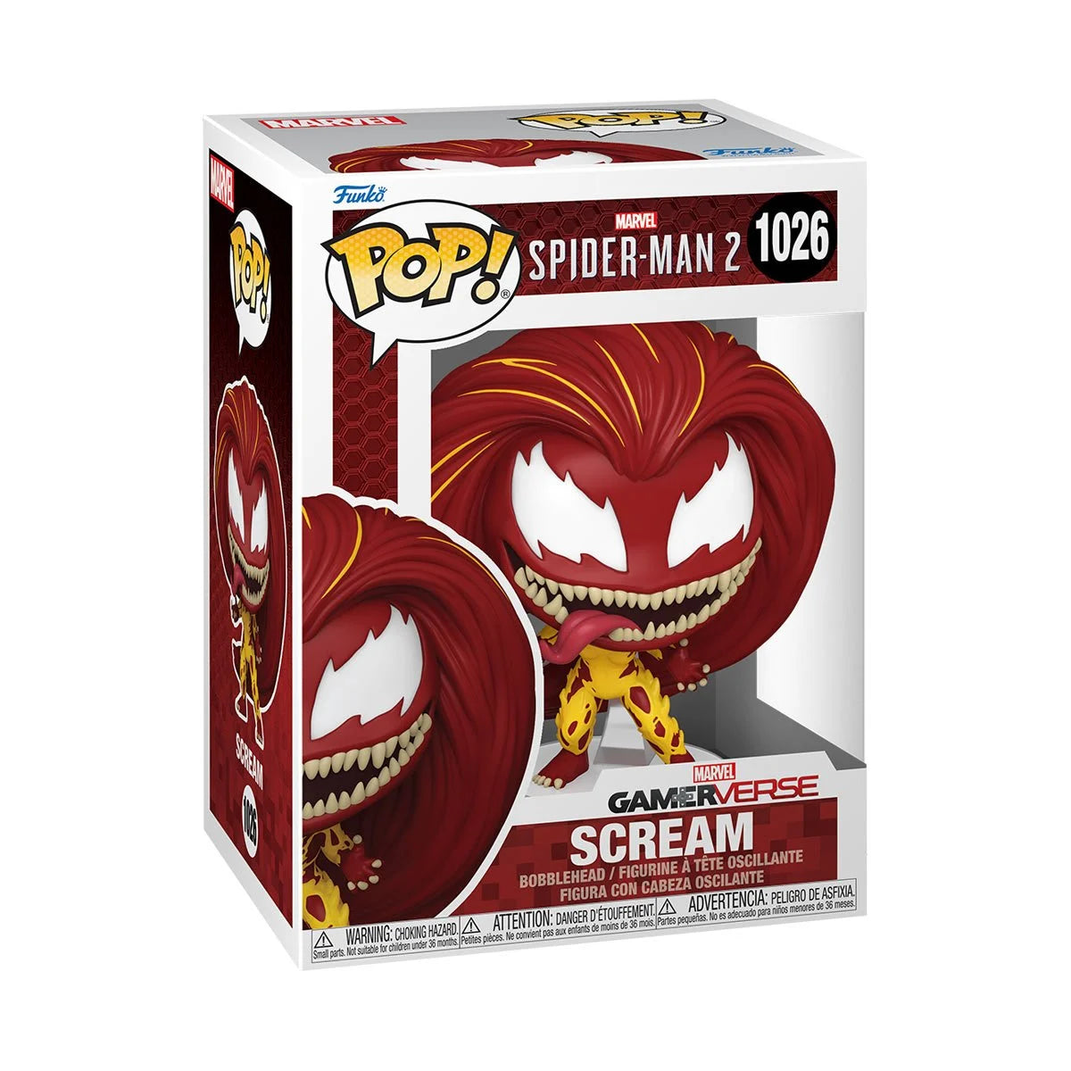 Funko Pop! Spider-Man 2 Video Gamerverse Scream Vinyl Figure #1026