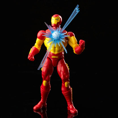 Marvel Legends Series Deluxe Retro Iron Man with Plasma Cannon