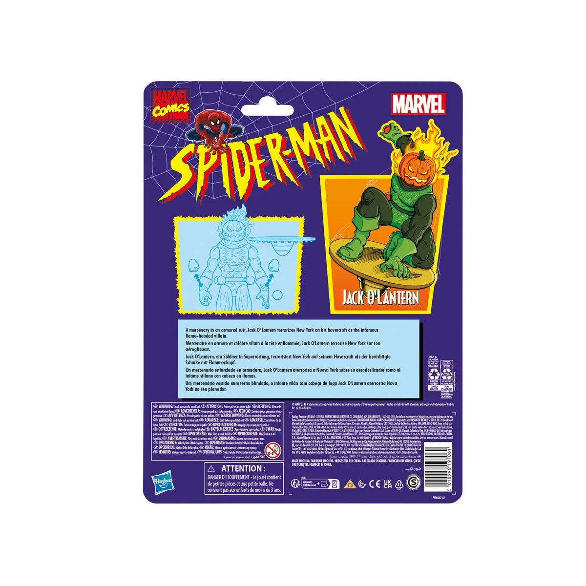 Marvel Legends Spider-Man Comic 6-inch Jack O'Lantern Action Figure