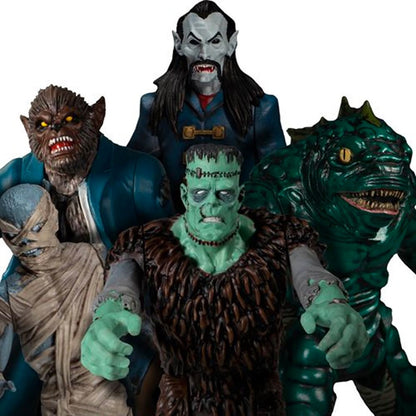 Mezco's Monsters Tower of Fear 5 Points Action Figures Deluxe Set