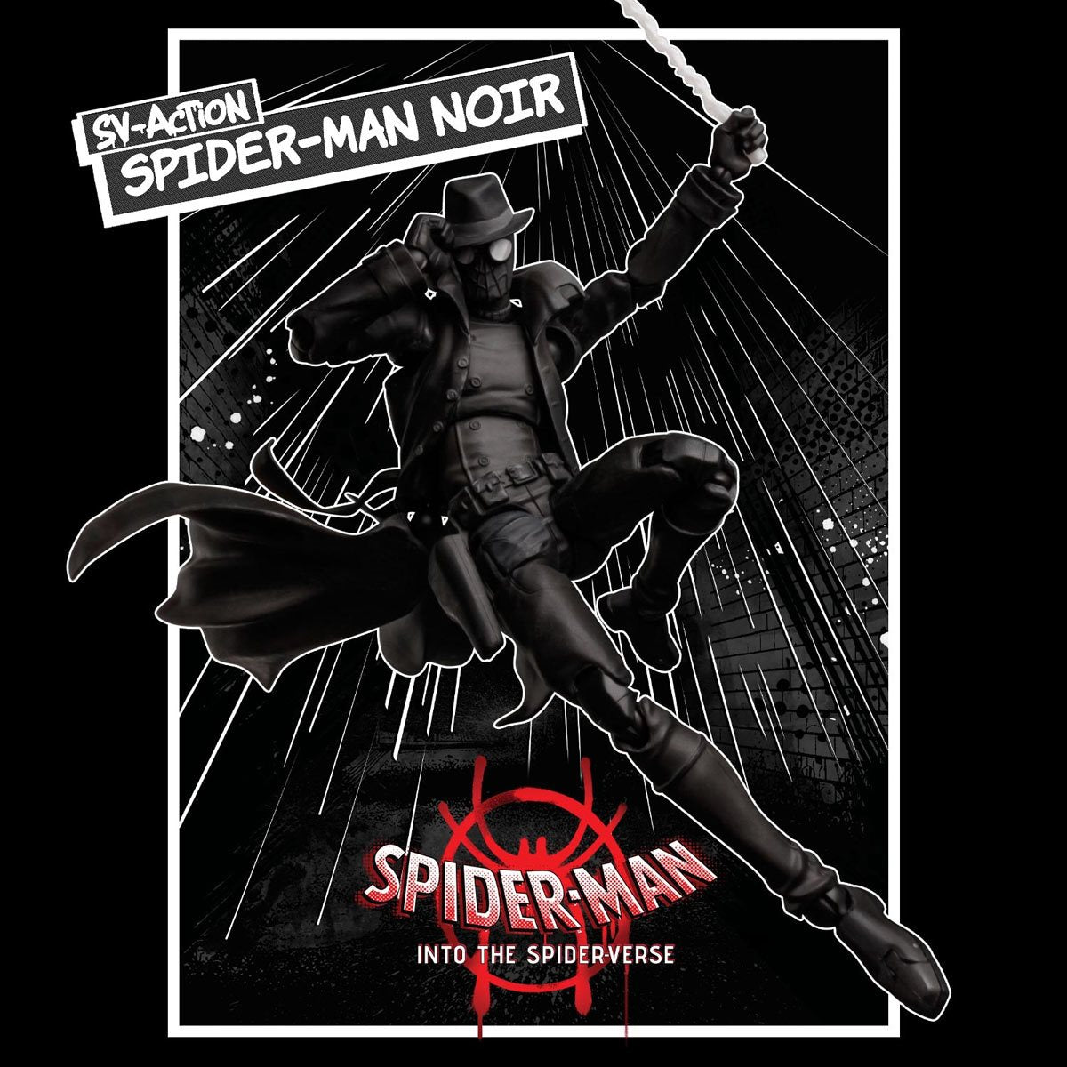 Sentinel Spider-Man: Into the Spider-Verse Spider-Man Noir SV-Action Figure