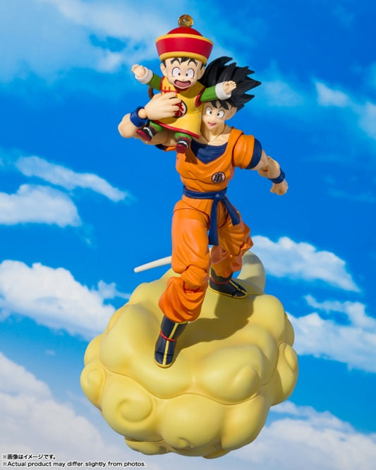 S.H.Figuarts Dragon Ball Z Son Goku and Son Gohan - Kid and Kintoun 2024 SDCC Exclusive