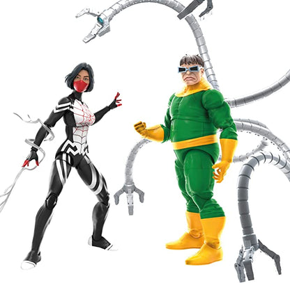Marvel Legends Series Spider-Man 60th Anniversary Marvel's Silk and Doctor Octopus 2-Pack