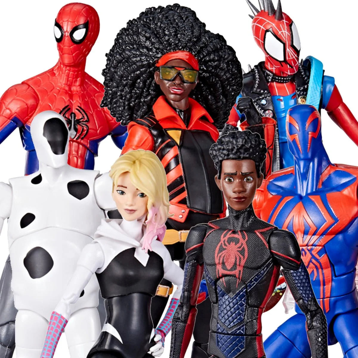 Marvel Legends Spider-Man Across The Spider-Verse Wave 1 Case of 7 Action Figures