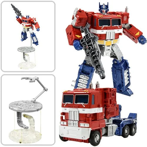 Transformers Optimus Prime with Tenseg Base Display Stand