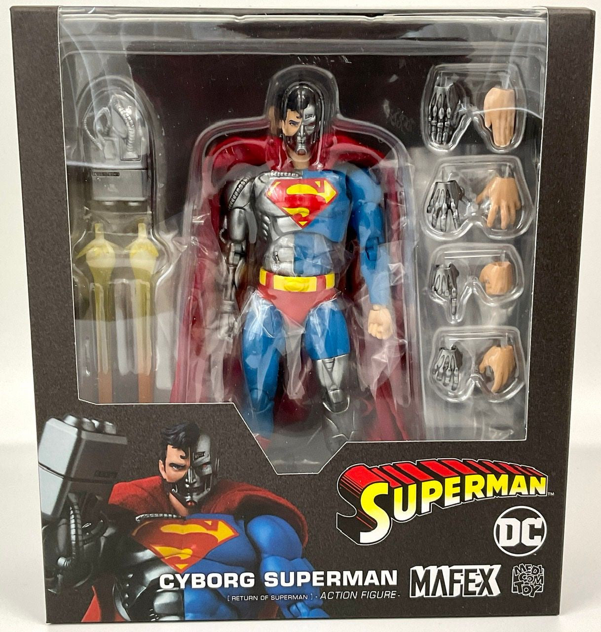 MAFEX No.164 Cyborg Superman Action Figure (Return of Superman)